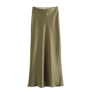 Women's Satin Skirt