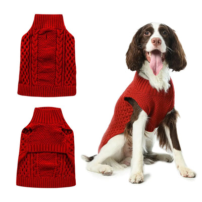 BICOPET Red Dog Sweater - L