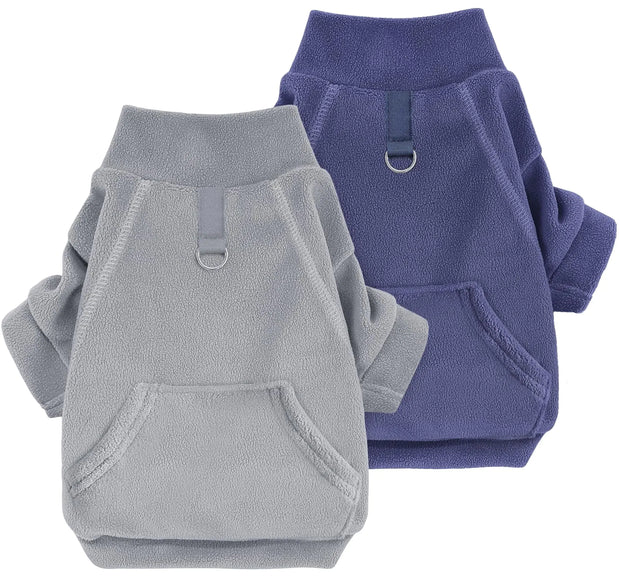 Idepet Fleece Dog Sweater 2-Pack - X-Large