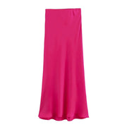 Women's Satin Skirt