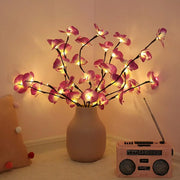 LED Willow Branch Lamp: Elegant Home Decor Accent